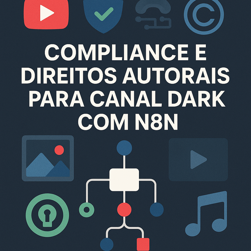 Compliance e direitos autorais para Canal Dark com n8n: como usar mídia livre e proteger seu canal