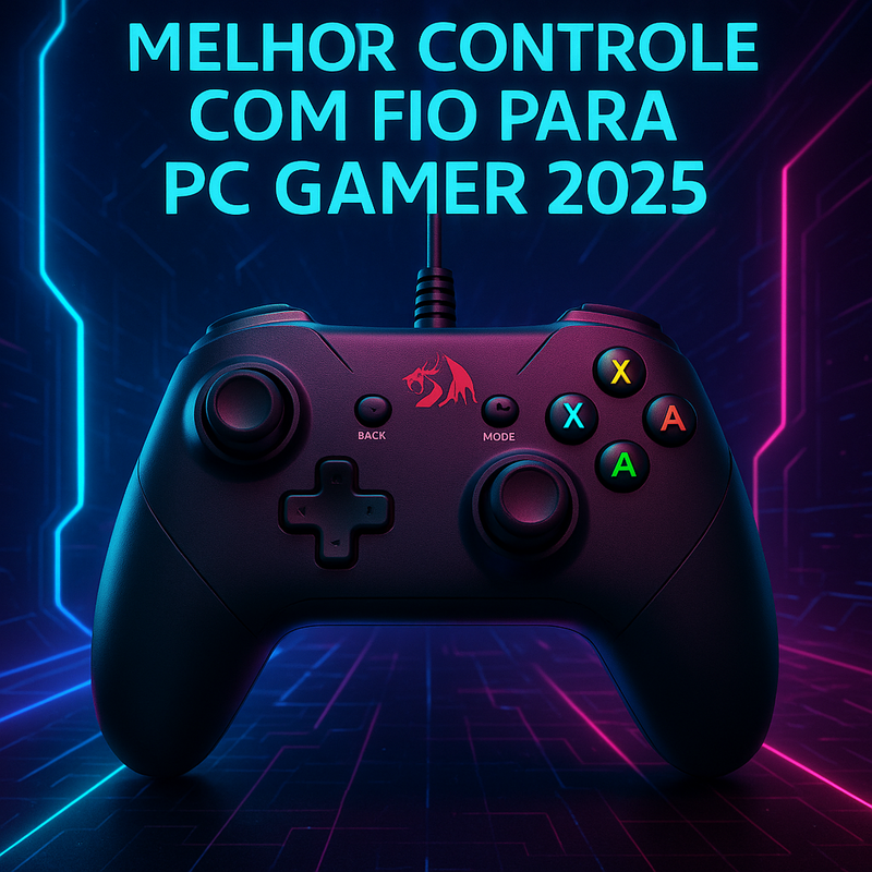 O Controle com Fio para Computador Ideal para Gamers em 2025