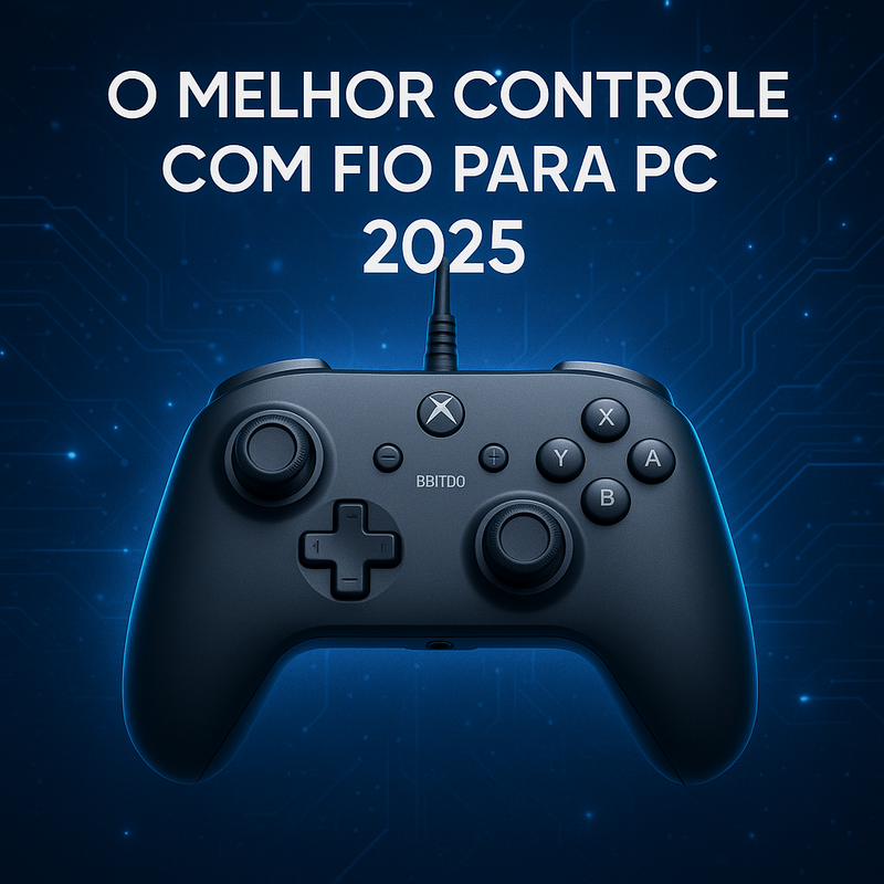 Controle Com Fio Ideal Para Jogos No PC em 2025