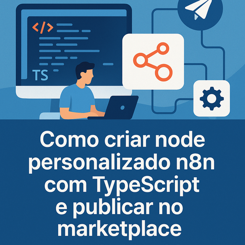 Como criar node personalizado n8n com TypeScript e publicar no marketplace open-source