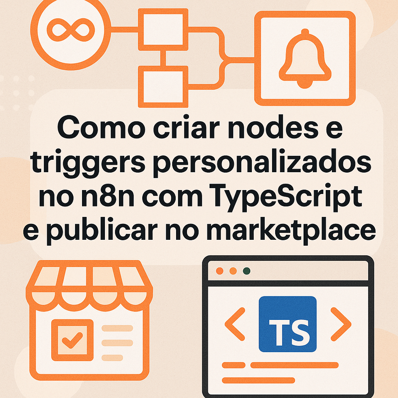 Como criar nodes e triggers personalizados no n8n com TypeScript e publicar no marketplace
