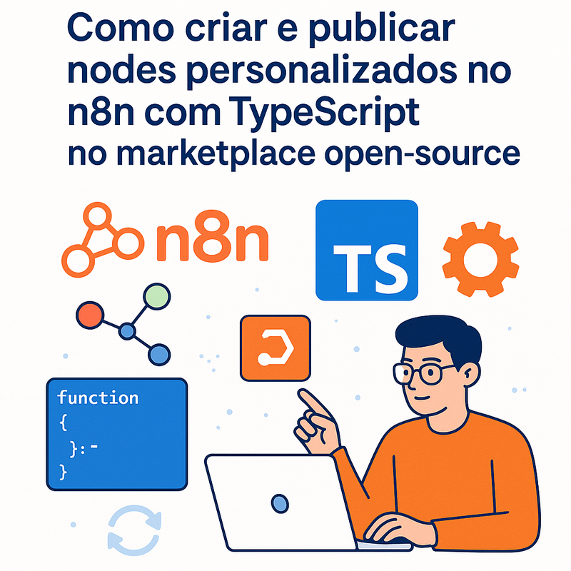 Como criar e publicar nodes personalizados no n8n com TypeScript no marketplace open-source