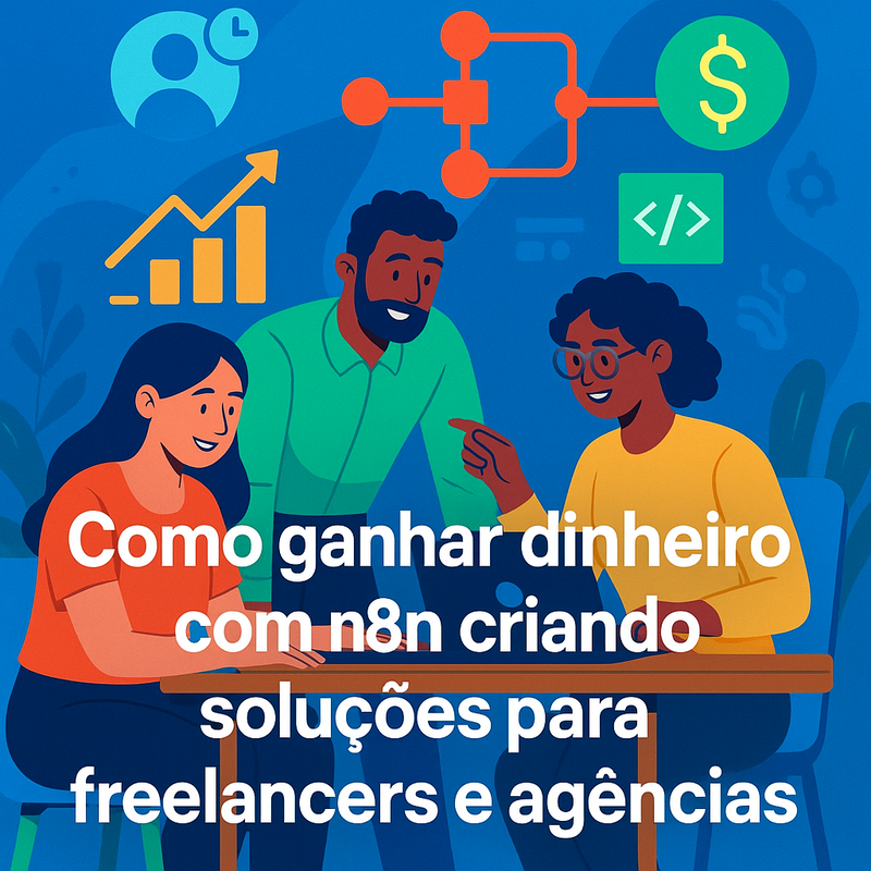 Como ganhar dinheiro com n8n criando soluções para freelancers e agências