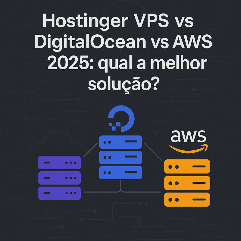 Hostinger VPS vs DigitalOcean vs AWS 2025: qual a melhor solução?