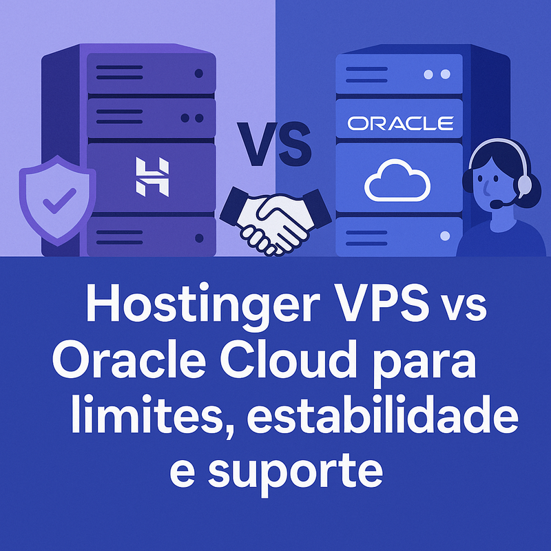 Hostinger VPS vs Oracle Cloud para n8n: limites, estabilidade e suporte