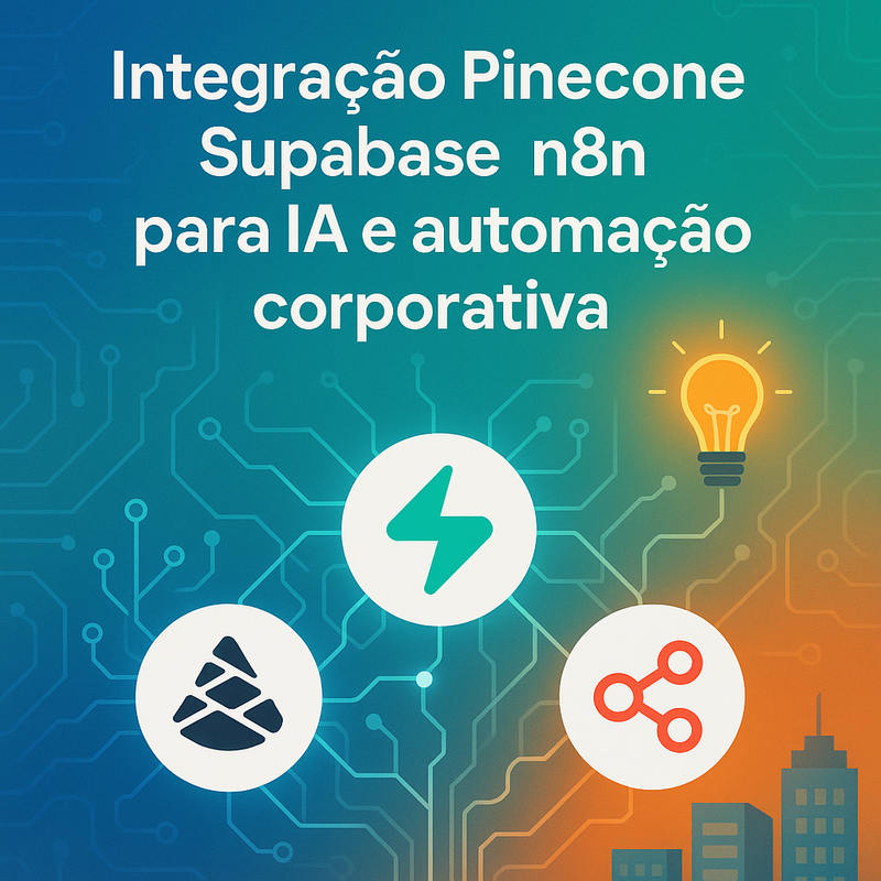 Integração Pinecone Supabase n8n para IA e automação corporativa