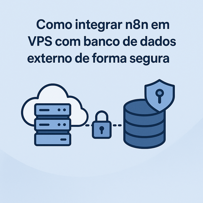 Como integrar n8n em VPS com banco de dados externo de forma segura