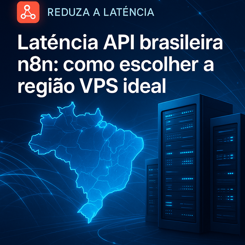 Latência API brasileira n8n: como escolher a região VPS ideal