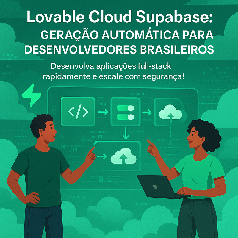 Lovable Cloud Supabase: geração automática para desenvolvedores brasileiros