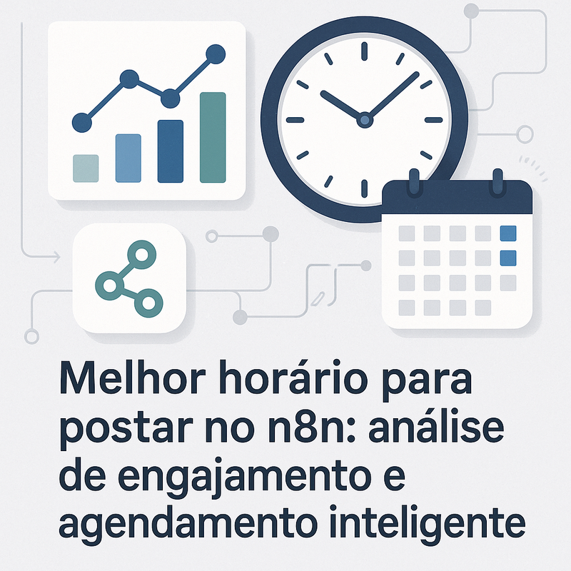 Melhor horário para postar no n8n: análise de engajamento e agendamento inteligente