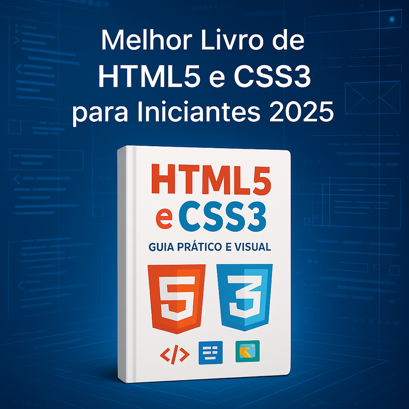 Guia do Melhor Livro de HTML5 e CSS3 para Iniciantes [Atualizado 2025]