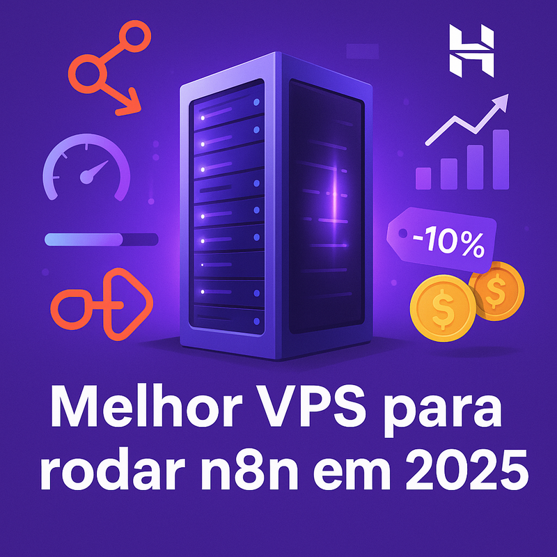Melhor VPS para rodar n8n em 2025: desempenho e preço na Hostinger