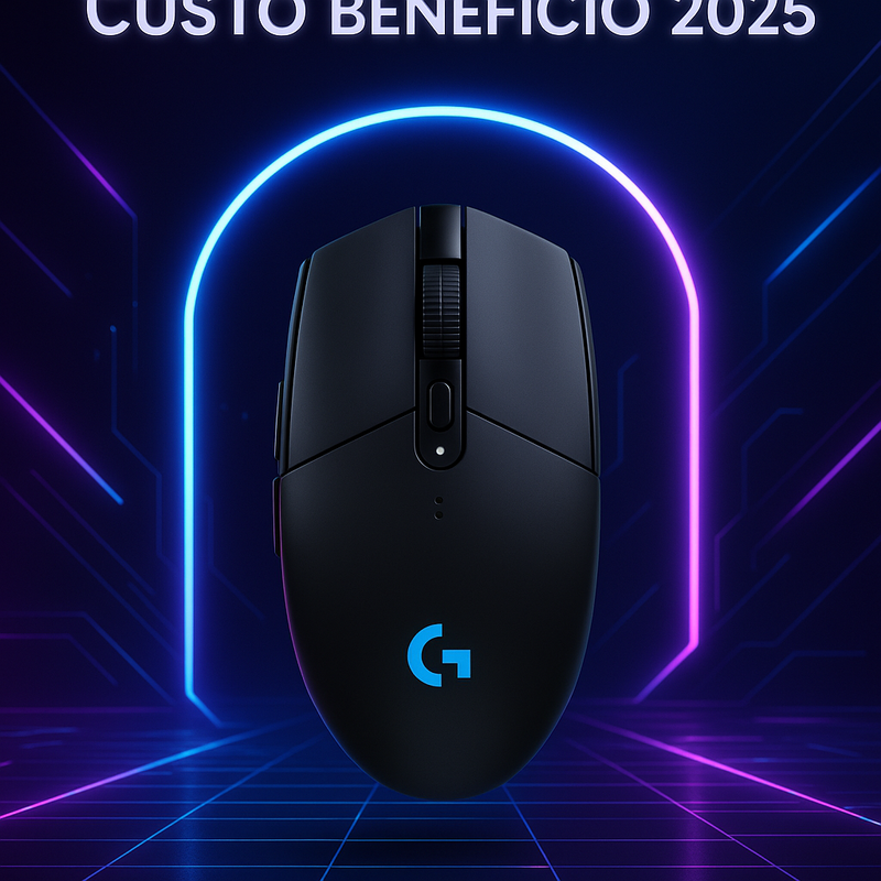 Mouse gamer sem fio com melhor custo-benefício para gamers 2025