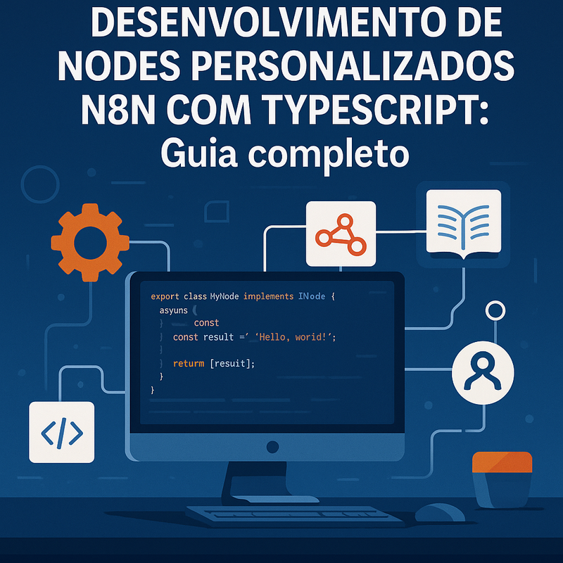 Desenvolvimento de nodes personalizados n8n com TypeScript: Guia completo