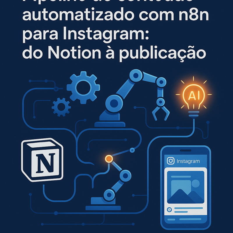 Pipeline de conteúdo automatizado com n8n para Instagram: do Notion à publicação