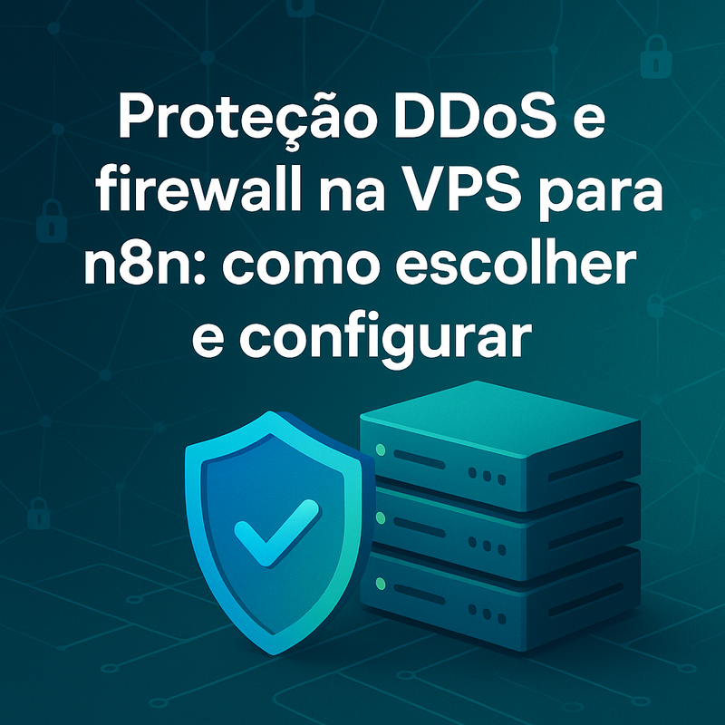 Proteção DDoS e firewall na VPS para n8n: como escolher e configurar