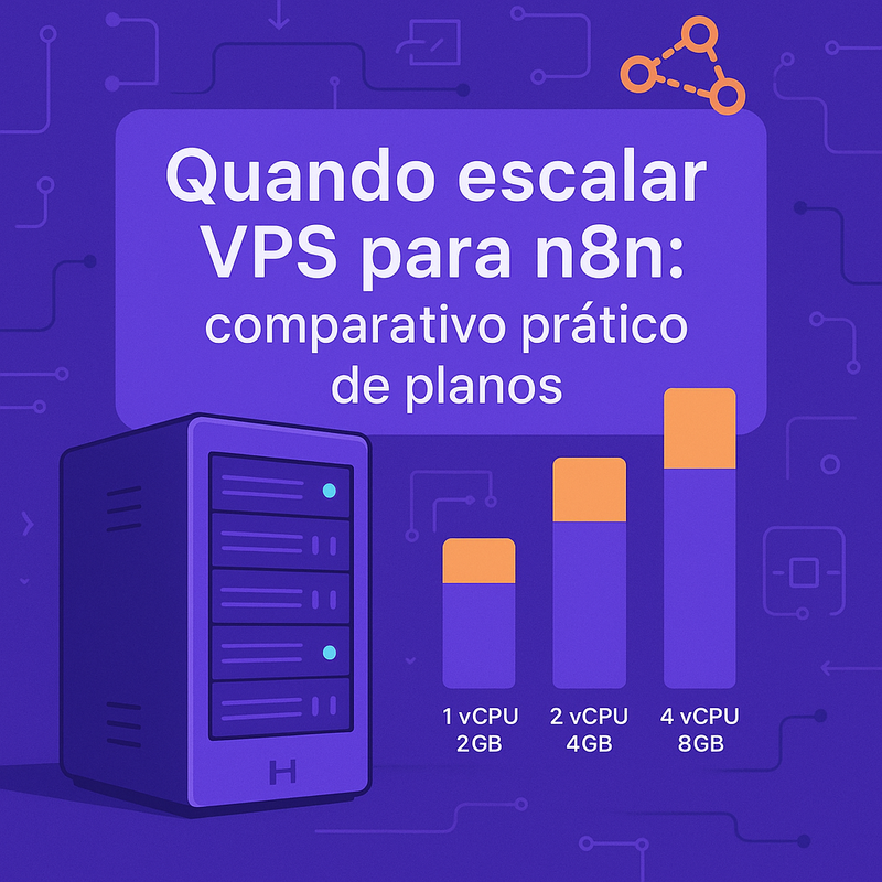 Quando escalar VPS para n8n: comparativo prático de planos