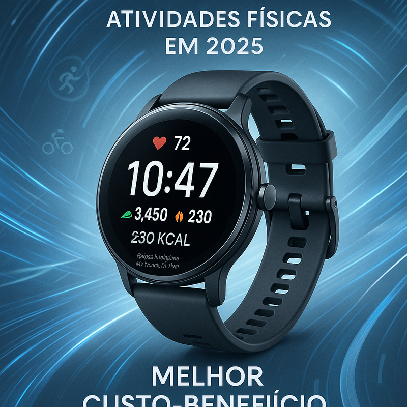 Smartwatch custo-benefício para atividades físicas em 2025
