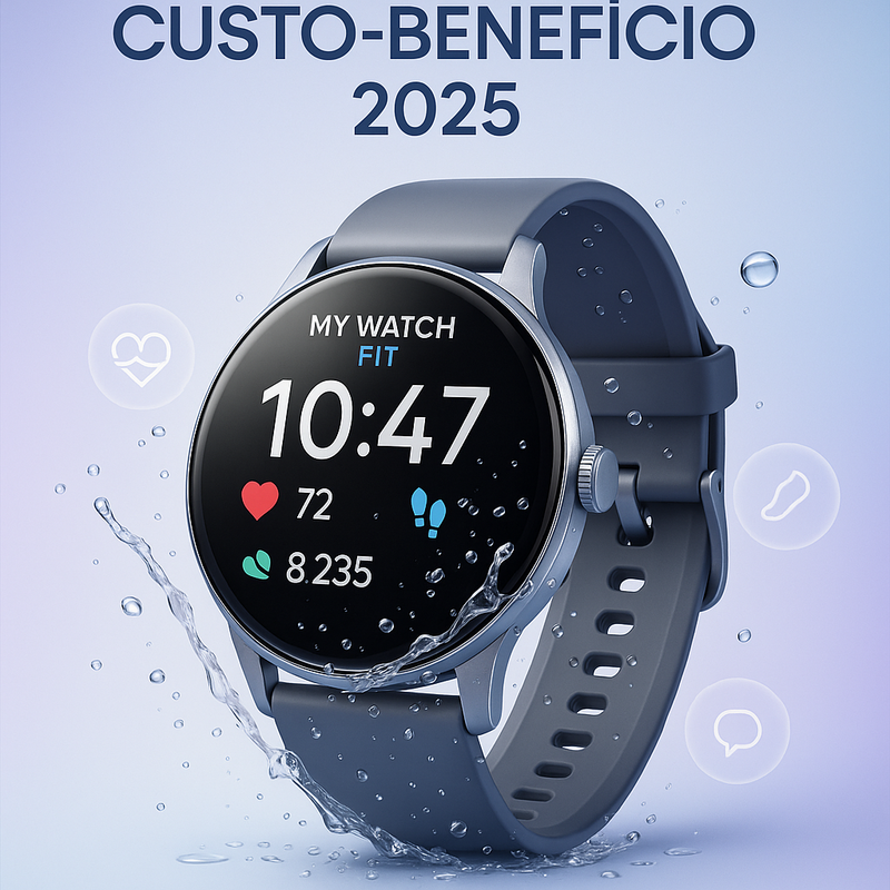 Smartwatch ideal para monitorar saúde e exercícios em 2025
