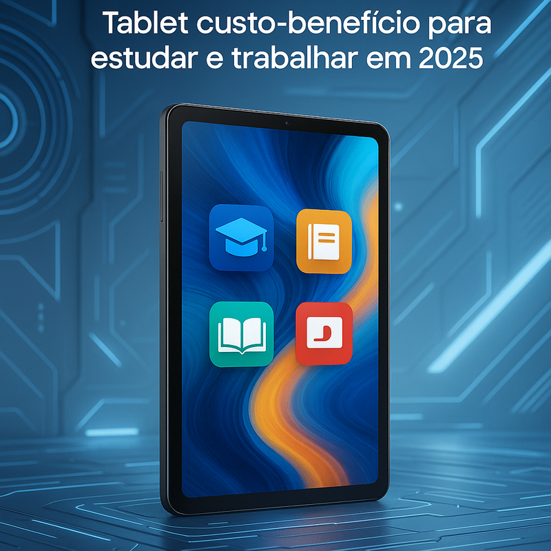 Tablet custo-benefício para estudar e trabalhar em 2025