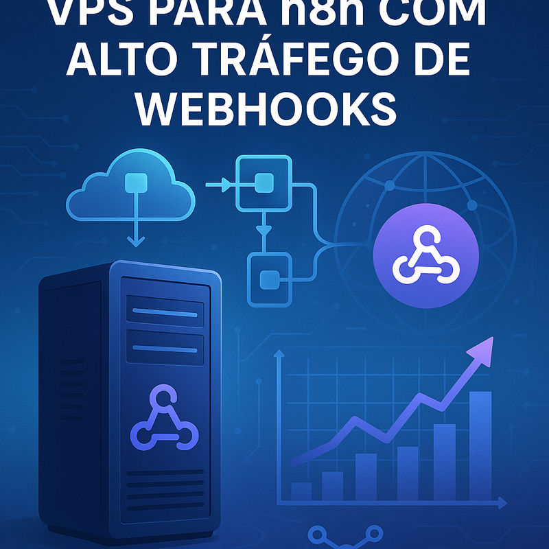 VPS para n8n com alto tráfego de webhooks: Como otimizar rede, latência e escalabilidade