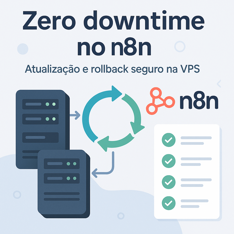 Zero downtime no n8n: como atualizar e fazer rollback seguro na VPS (checklist prático)