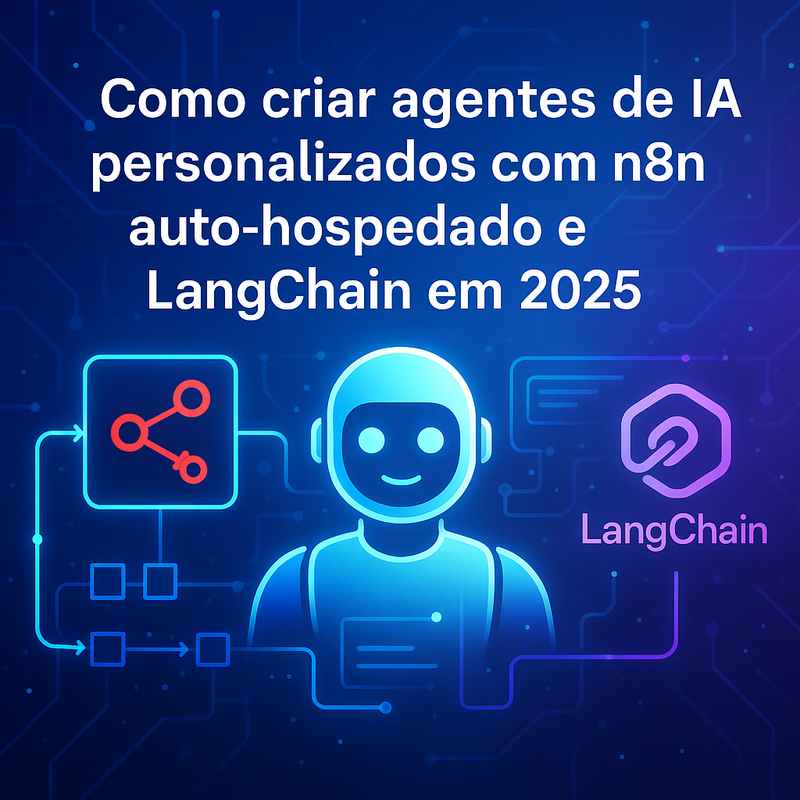 Como criar agentes de IA personalizados com n8n auto-hospedado e LangChain em 2025