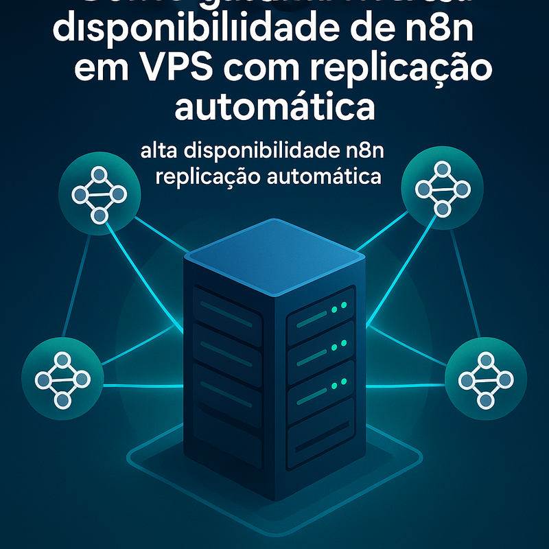 Como garantir alta disponibilidade de n8n em VPS com replicação automática