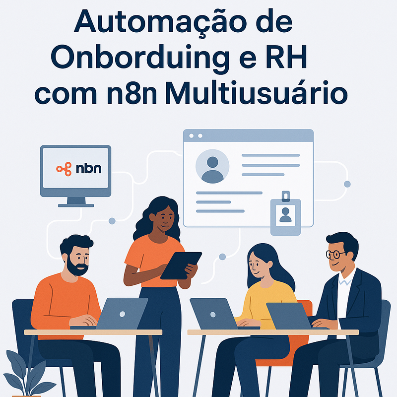 Como criar automação de onboarding e RH com n8n multiusuário em empresas
