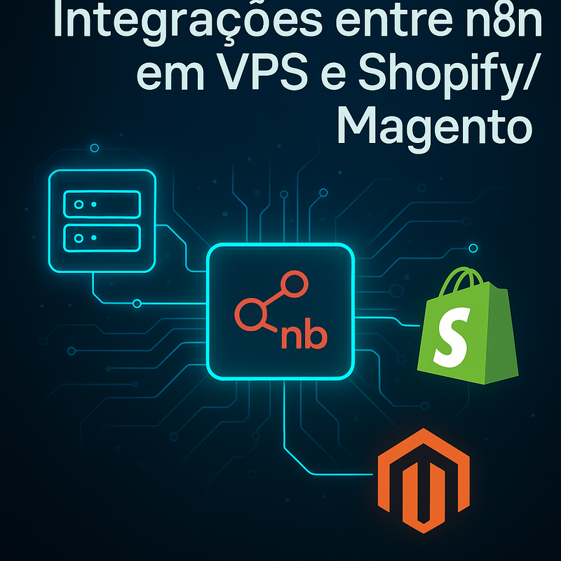 Como Automatizar Integrações entre n8n em VPS e Shopify/Magento