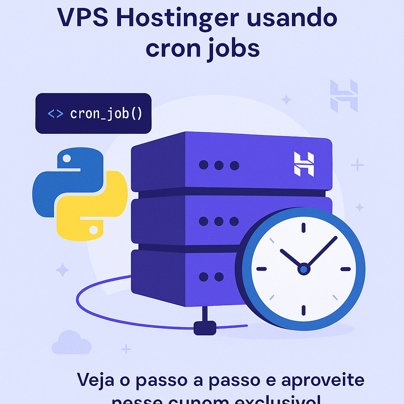 Como automatizar tarefas com Python na VPS Hostinger usando cron jobs