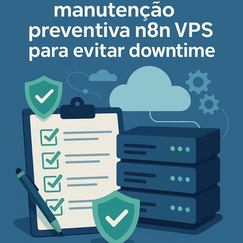 Checklist de manutenção preventiva n8n VPS para evitar downtime