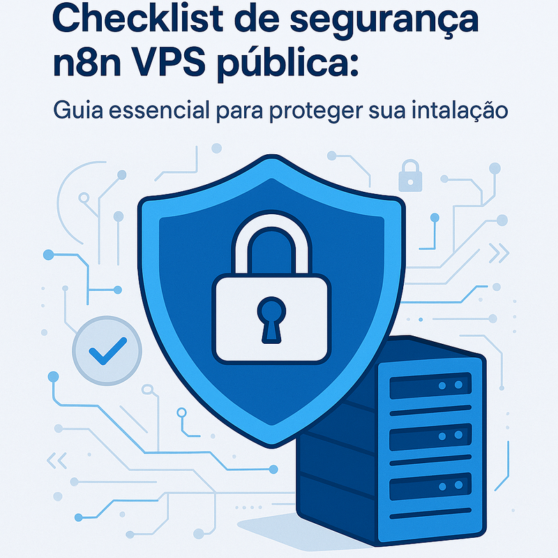 Checklist de segurança n8n VPS pública: guia essencial para proteger sua instalação