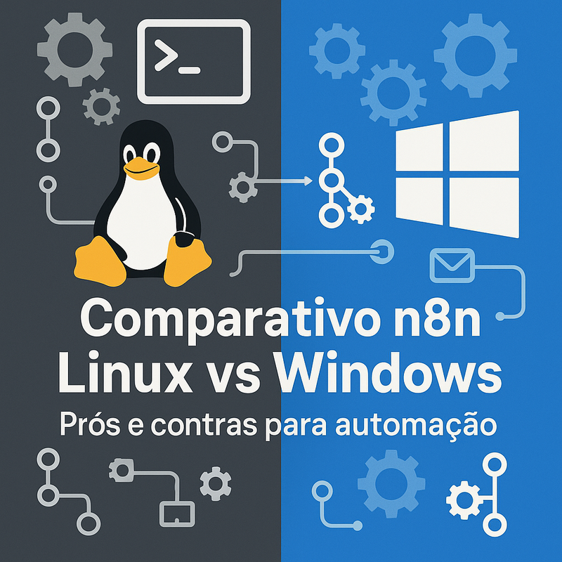 Comparativo n8n VPS Linux vs Windows: prós e contras para automação