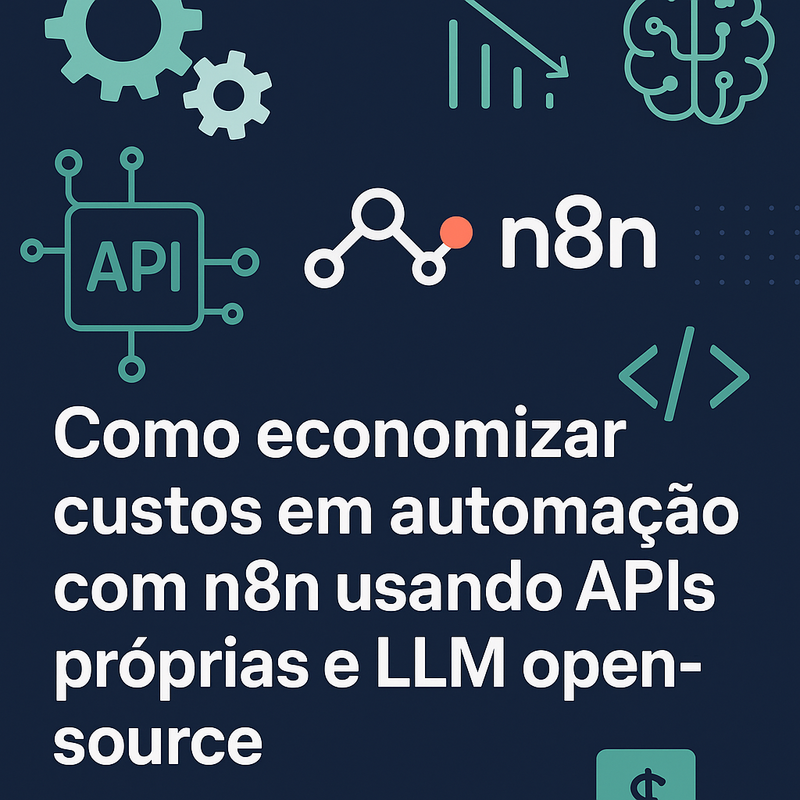Como economizar custos em automação com n8n usando APIs próprias e LLM open-source