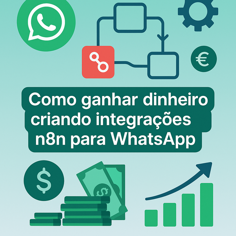 Como ganhar dinheiro criando integrações n8n para WhatsApp: guia prático para monetizar automações