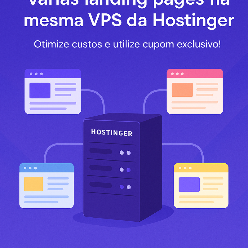 Como hospedar várias landing pages na mesma VPS da Hostinger e otimizar custos