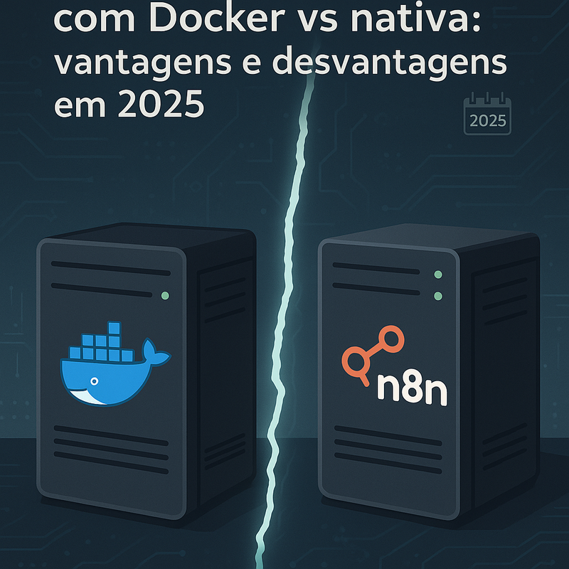 Instalação do n8n em VPS com Docker vs nativa: vantagens e desvantagens em 2025