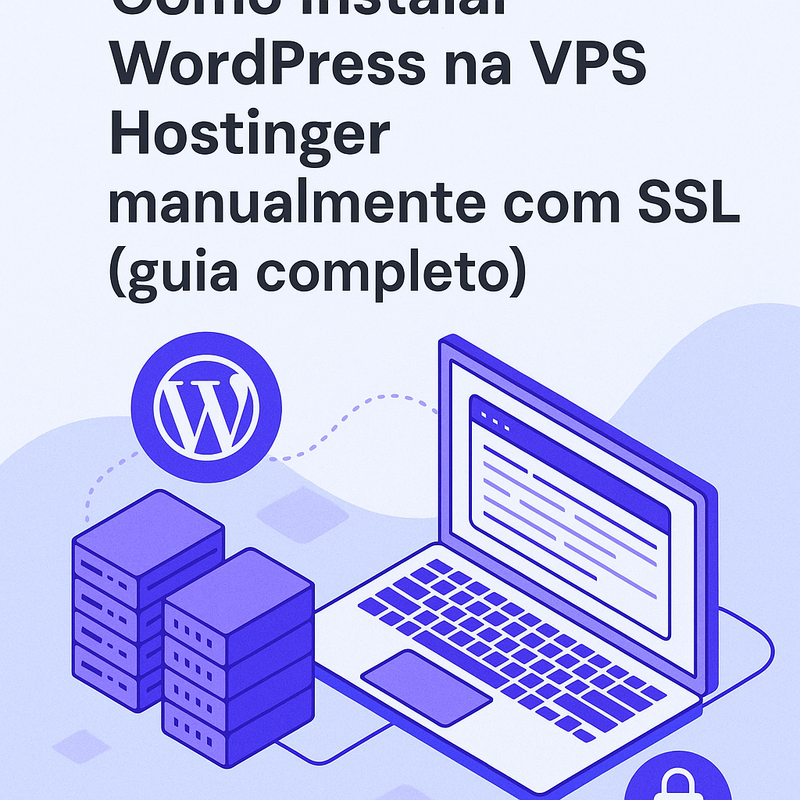 Como instalar WordPress na VPS Hostinger manualmente com SSL (guia completo)