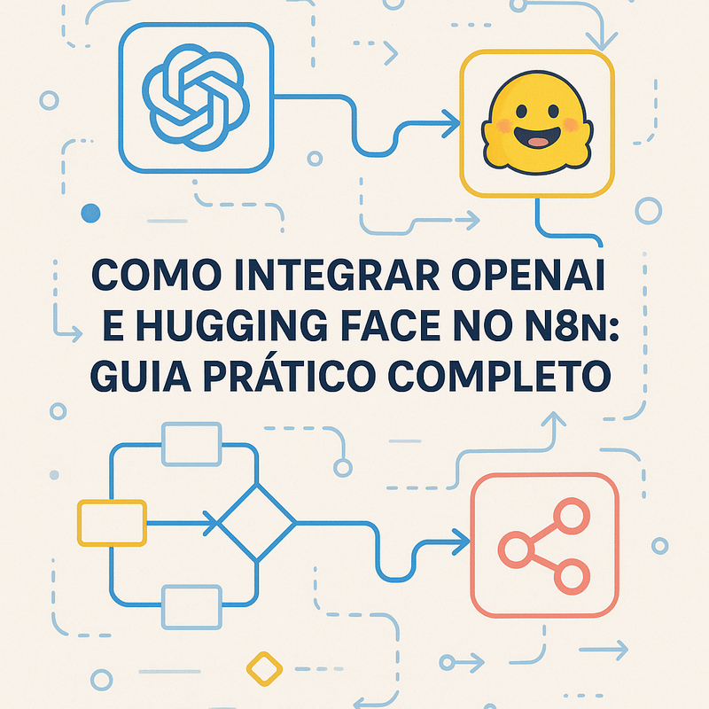 Como integrar OpenAI e Hugging Face no n8n: guia prático completo