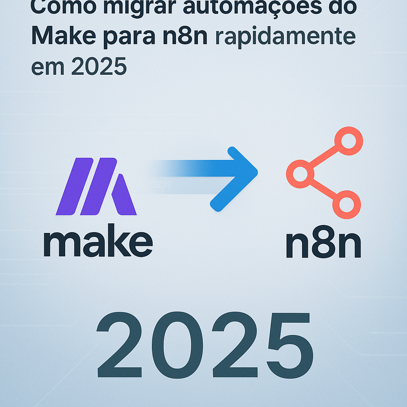 Como migrar automações do Make para n8n rapidamente em 2025