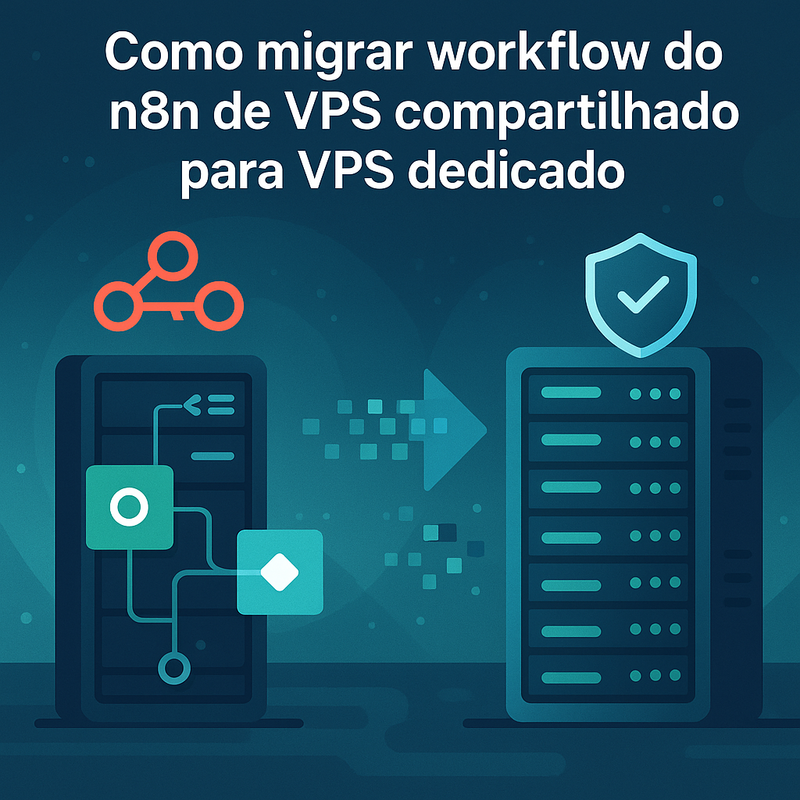 Como migrar workflow do n8n de VPS compartilhado para VPS dedicado: passo a passo completo