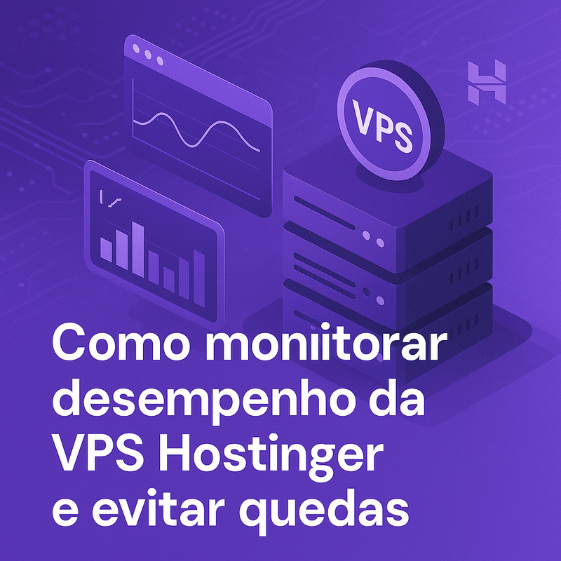 Como monitorar desempenho da VPS Hostinger e evitar quedas
