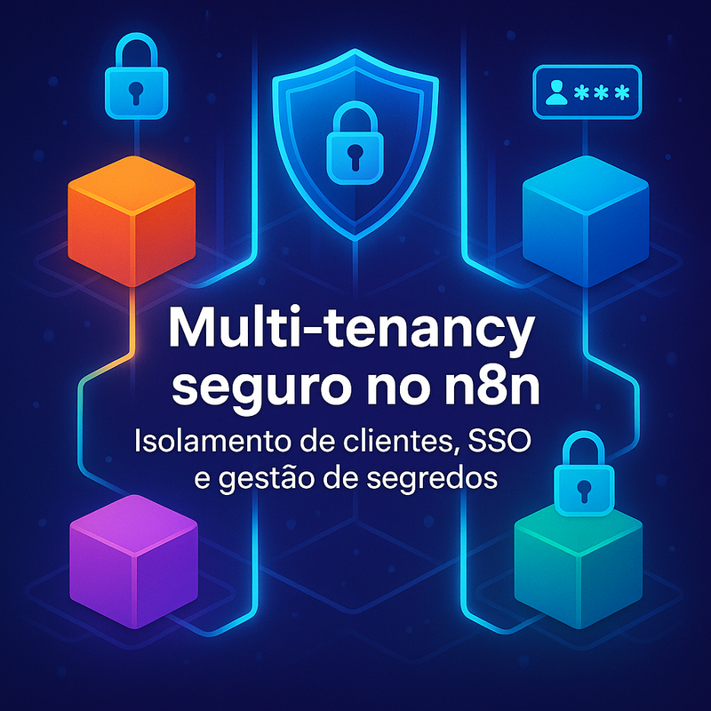 Multi-tenancy seguro no n8n: estratégias para isolar clientes, SSO e gestão de segredos