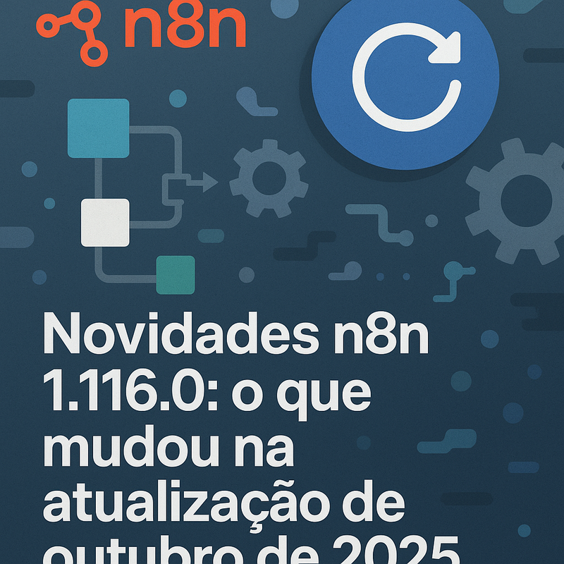 Novidades n8n 1.116.0: o que mudou na atualização de outubro de 2025