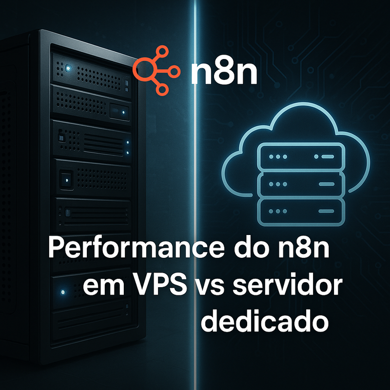Performance do n8n em VPS vs servidor dedicado: qual escolher?