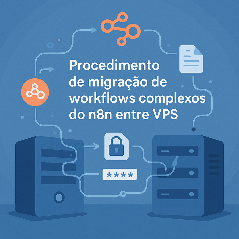 Procedimento de migração de workflows complexos do n8n entre VPS