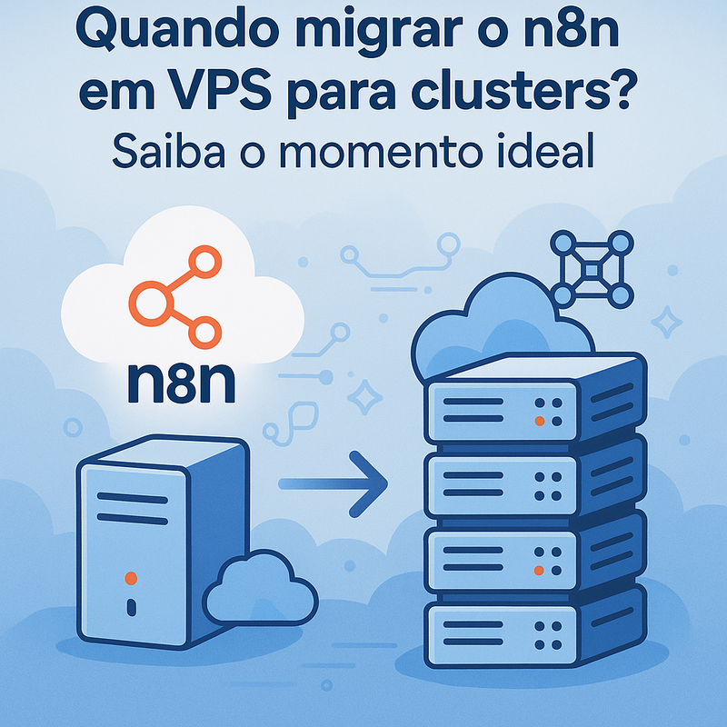 Quando migrar o n8n em VPS para clusters? Saiba o momento ideal