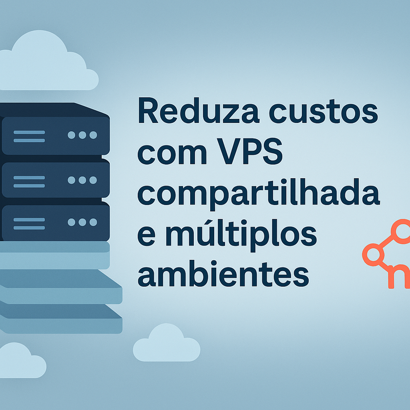Como reduzir custos com VPS compartilhada para múltiplos ambientes do n8n