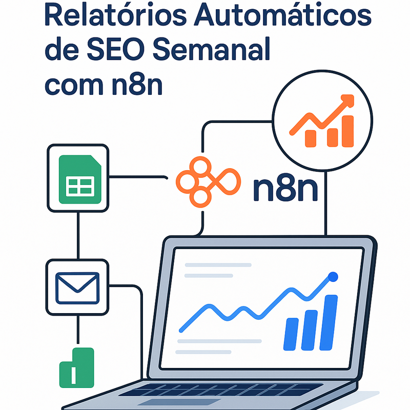 Como criar relatórios automáticos de SEO semanal com n8n: integrações e templates prontos